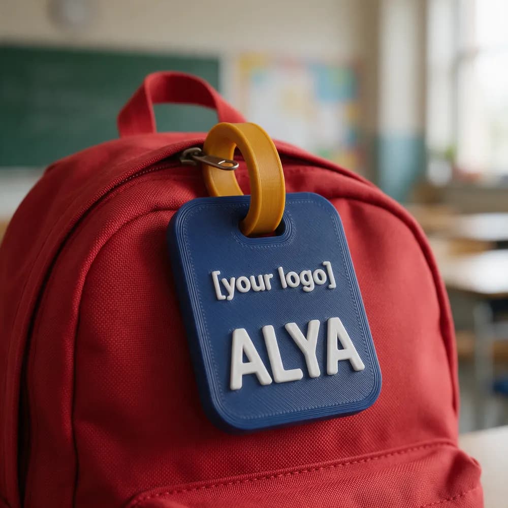 Name tag tas murid